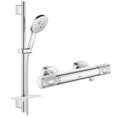 Grohe QuickFix Precision Feel Термостат для душу із душовим гарнітуром Rainshower SmartActive (UA202908T2)