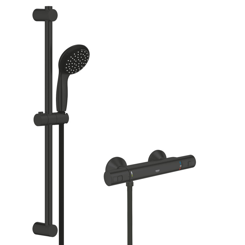 Grohe Precision Start Термостат для душу + Душовий гарнітур Vitalio Start 100 (UA303908T1)