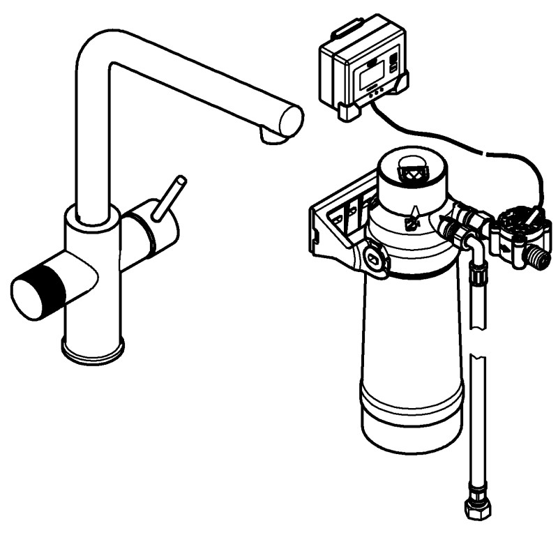 Grohe Blue Pure Vento Стартовий комплект з фільтром розміру S  (30560000)