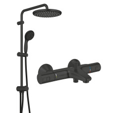 Grohe Precision Start Термостат для ванни + Душова система Vitalio Start System 250 Cube (UA303904TR)