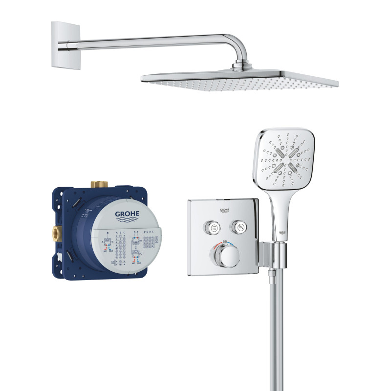 Grohe Grohtherm SmartControl Душовий комплект із Rainshower 310 Mono Cube (34865000)