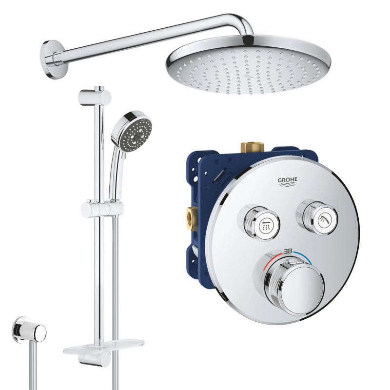 Grohe QuickFix Grohtherm SmartControl Душовий комплект з Vitalio Start 250 (UA202801R2)