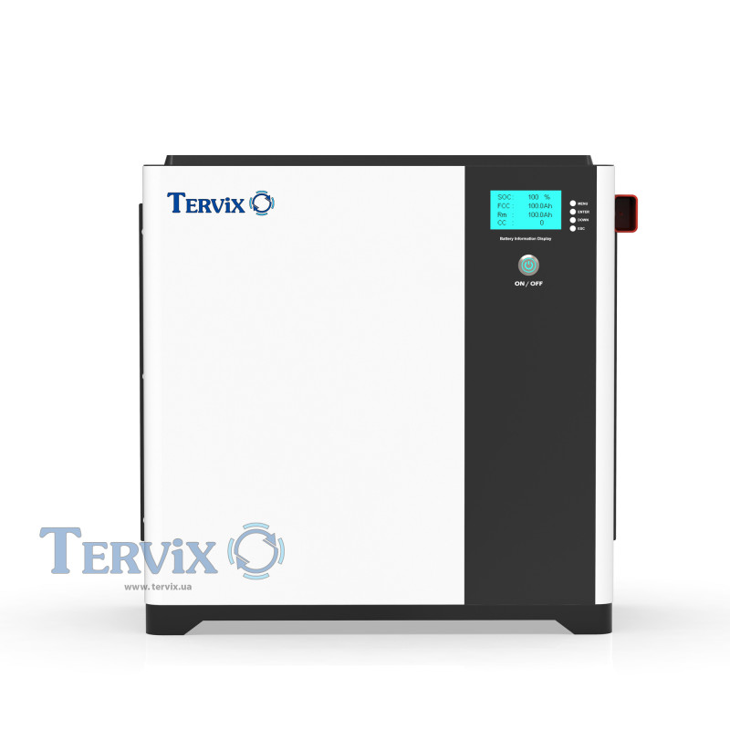 Tervix 621041 Аккумуляторная батарея LiFePO4, 51,2В 100 Ач Pro Line (621041)
