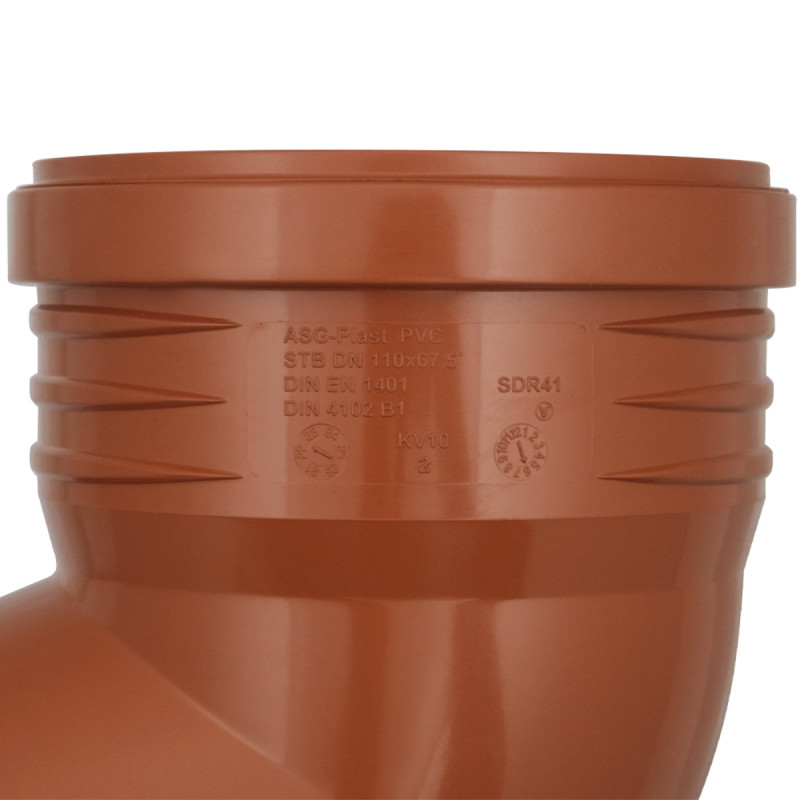 ASG Колено ESTERNO ø 110мм х67° (85373)