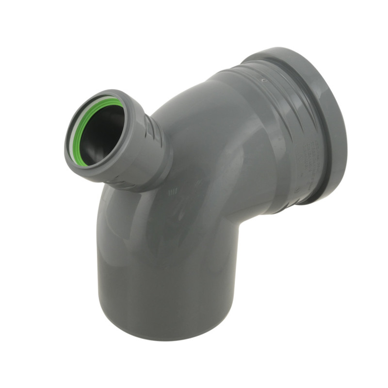 ASG Отвод HTR ф110x50x45мм 90° назад (92893)