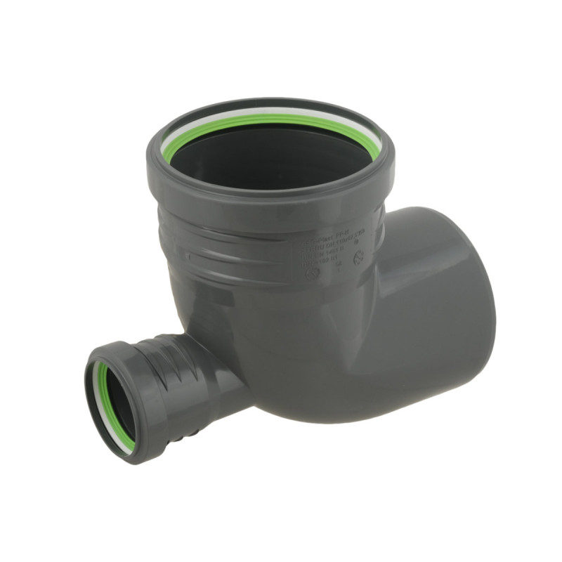 ASG Отвод HTR ф110x50x90мм 180° вверх (92891)