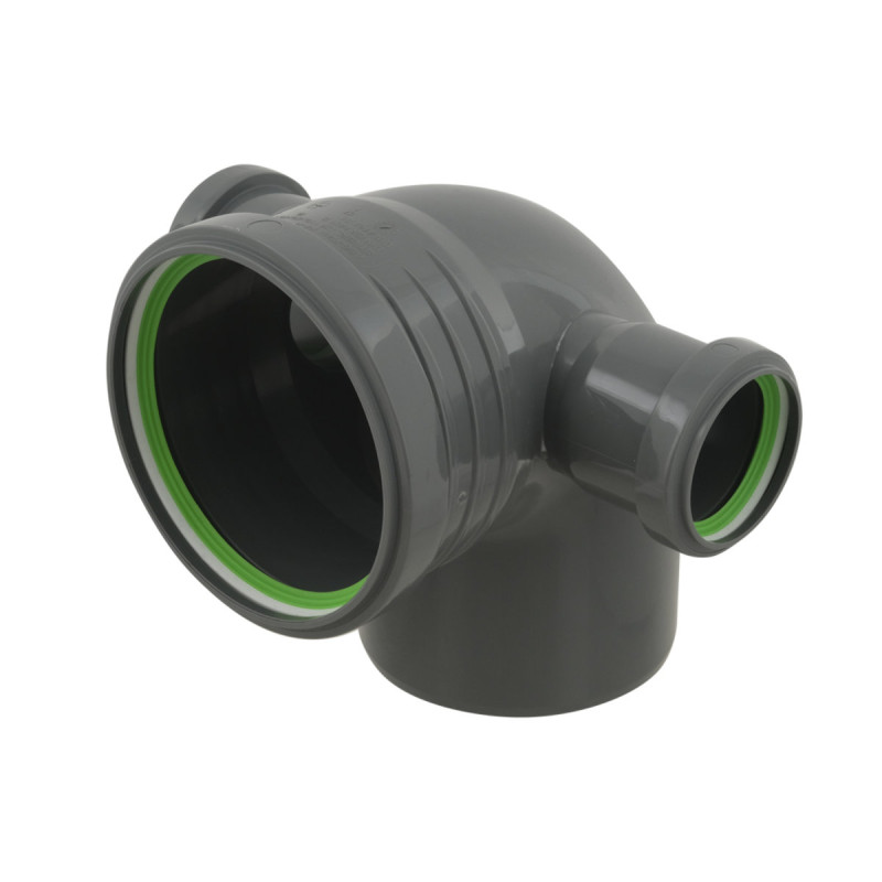 ASG Отвод HTR ф110x50x90мм 90° два отвода (92892)