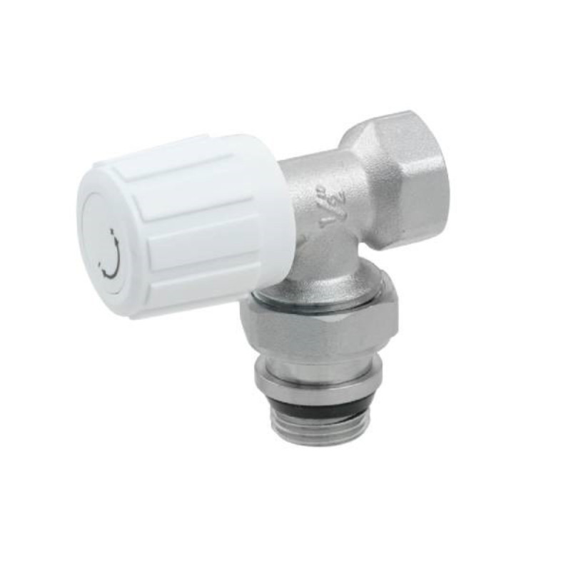 Polmark Кран радиаторный угловой Вентальный 1/2" подача PRAM01 (PRAM01)