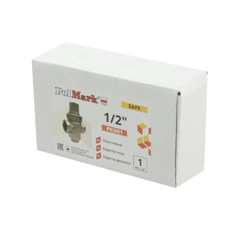 Polmark Редуктор давления 1/2" (под манометр) PRD01 (83705)