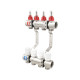 Коллектор Polmark 1"x3/4" 4 выхода с термоклапанами и расходомерами PBMF104 (PBMF104)