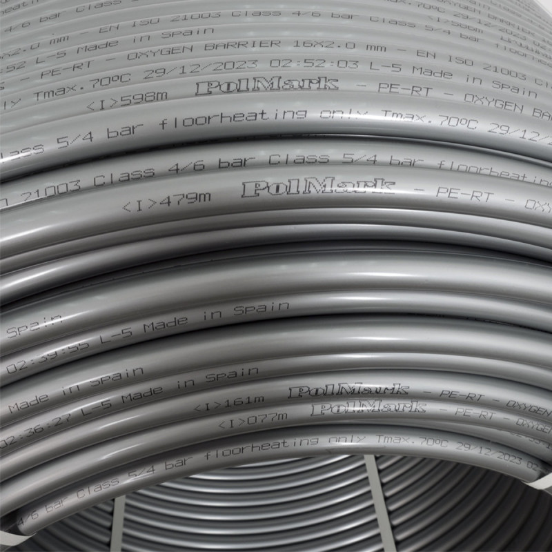 Труба для теплого пола POLMARK PE-RT EVOH 16мм 600 м (san-13009)