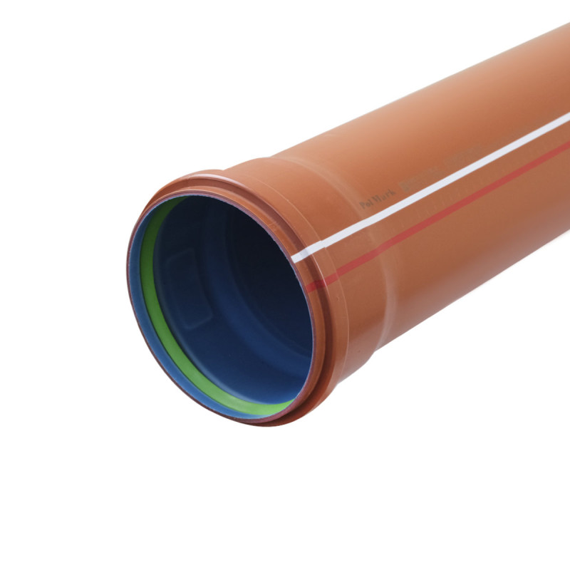 Polmark Труба наружная ф160мм 3м x3.6мм (x3.6мм)