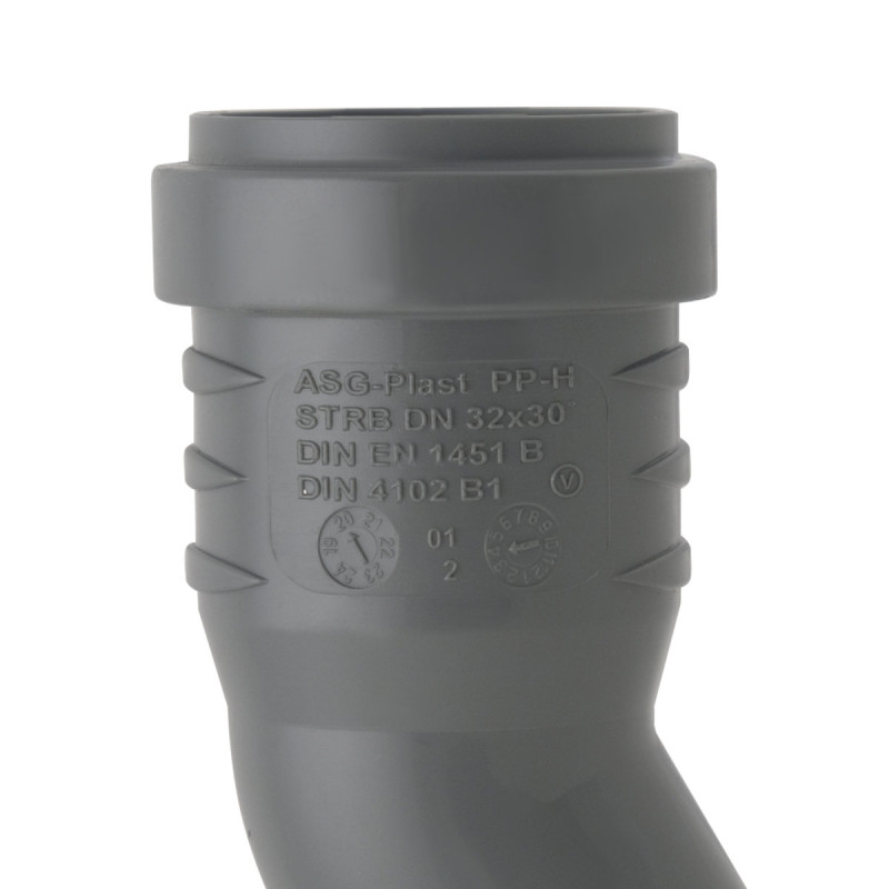 ASG Колено HTR ф32 мм x30° (x30°)