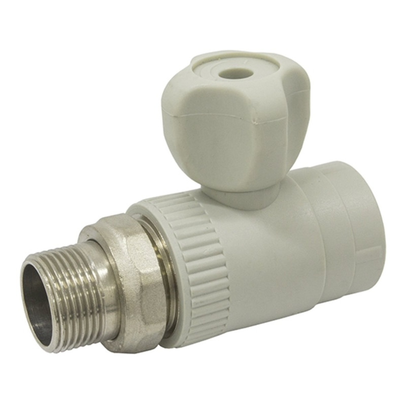 ASG Кран радиаторный прямой PPR PN20 ЗЗ 25мм 3/4" (1418252176)