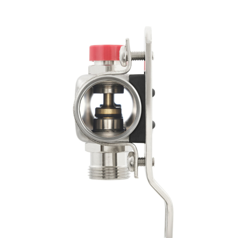 Коллектор Polmark 1"x3/4" 6 выходов с термоклапанами без евроконусов (євроконусів)