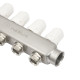 Коллектор Polmark 1"x3/4" 6 выходов с термоклапанами без евроконусов (євроконусів)