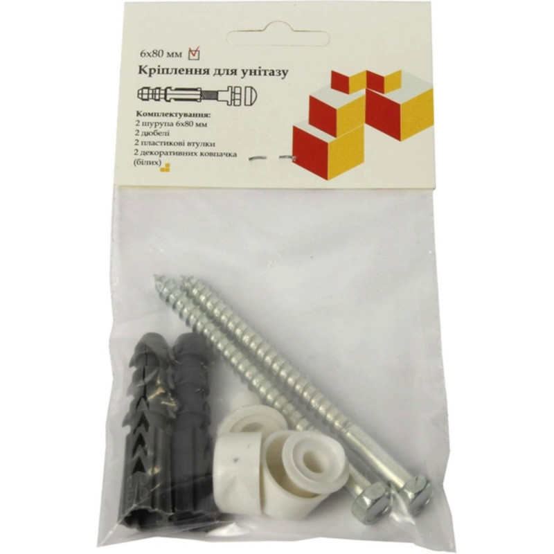 Polmark Крепление для умывальника 6х80 мм (мм)