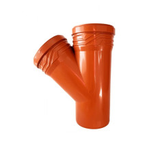 ASG Тройник ESTERNO ø110мм 45° (45°)