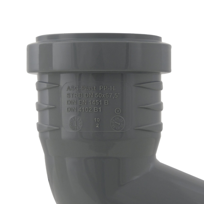 ASG Колено HTR ф50 мм x67° (x67°)