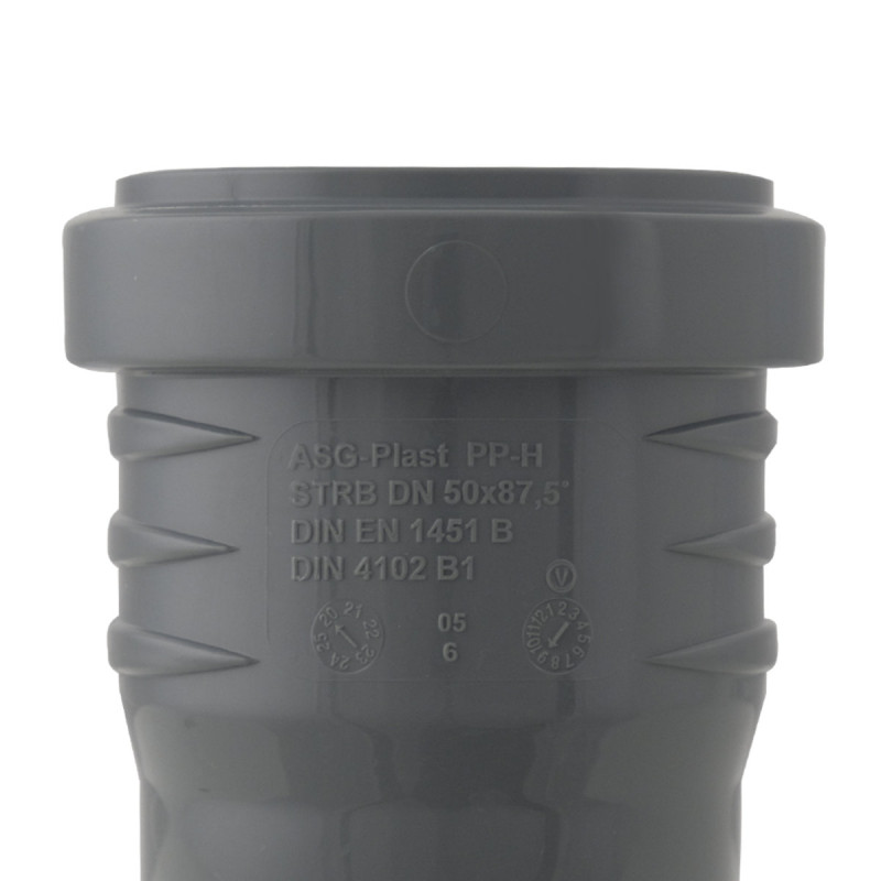 ASG Колено HTR Ø50 мм x87° (x87°)