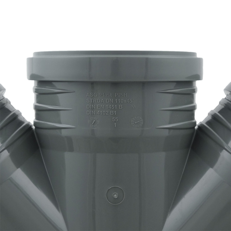 ASG Крестовина HTR ф110мм 45° (45°)