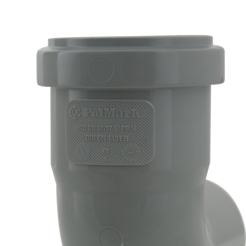 Polmark Колено внутреннее ф 50мм x87.5° (x87.5°)