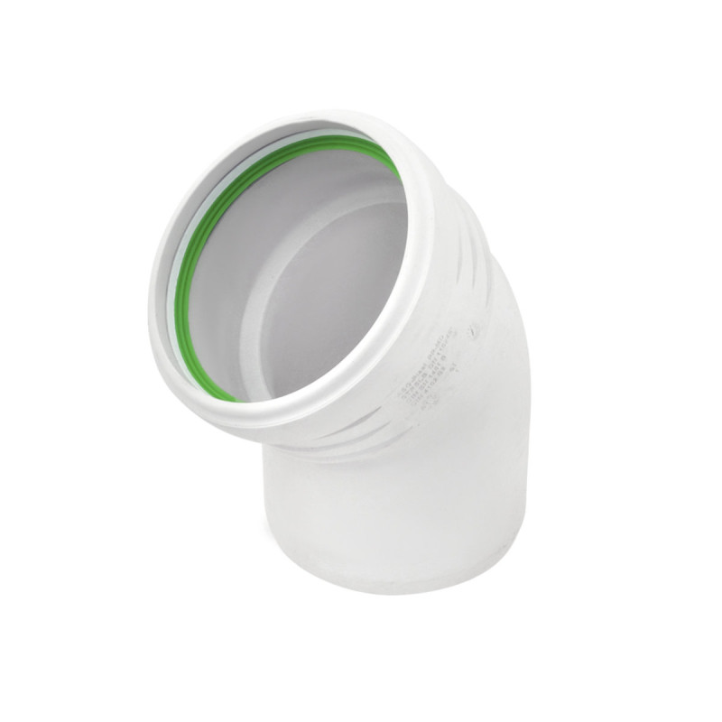 ASG Колено внутреннее бесшумное S-LINE Ø 110мм x45° (x45°)