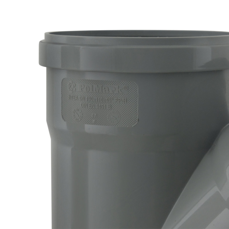 Polmark Тройник внутренний ф110мм x45° (x45°)