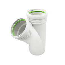 ASG Тройник внутренний бесшумный S-LINE ø 110мм x45° (x45°)