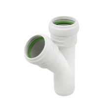 ASG Тройник внутренний бесшумный S-LINE ø 50мм x45° (x45°)