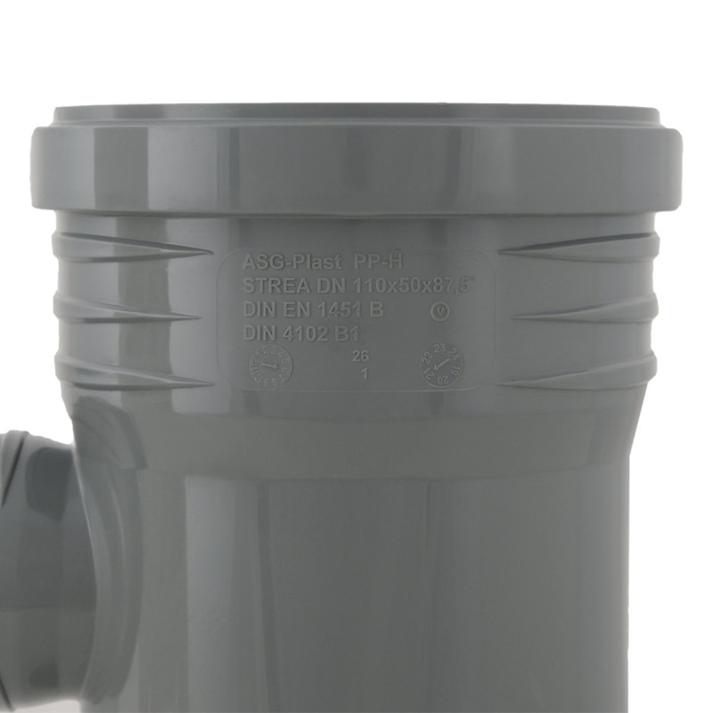 ASG Тройник внутренний HTR ф110х50мм x87° (x87°)