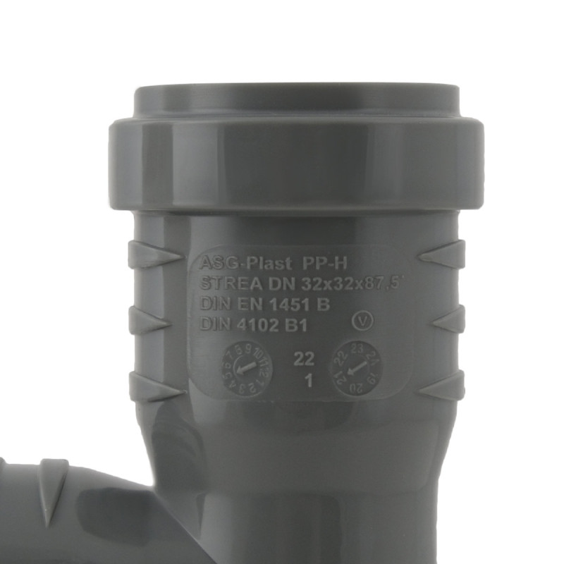 ASG Тройник внутренний HTR ф32мм x87° (x87°)