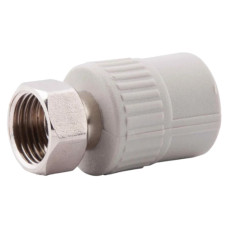 Перехідник з метал.різьбою вн з накидною гайкою ASG 25х3/4" ППР 1415274809)