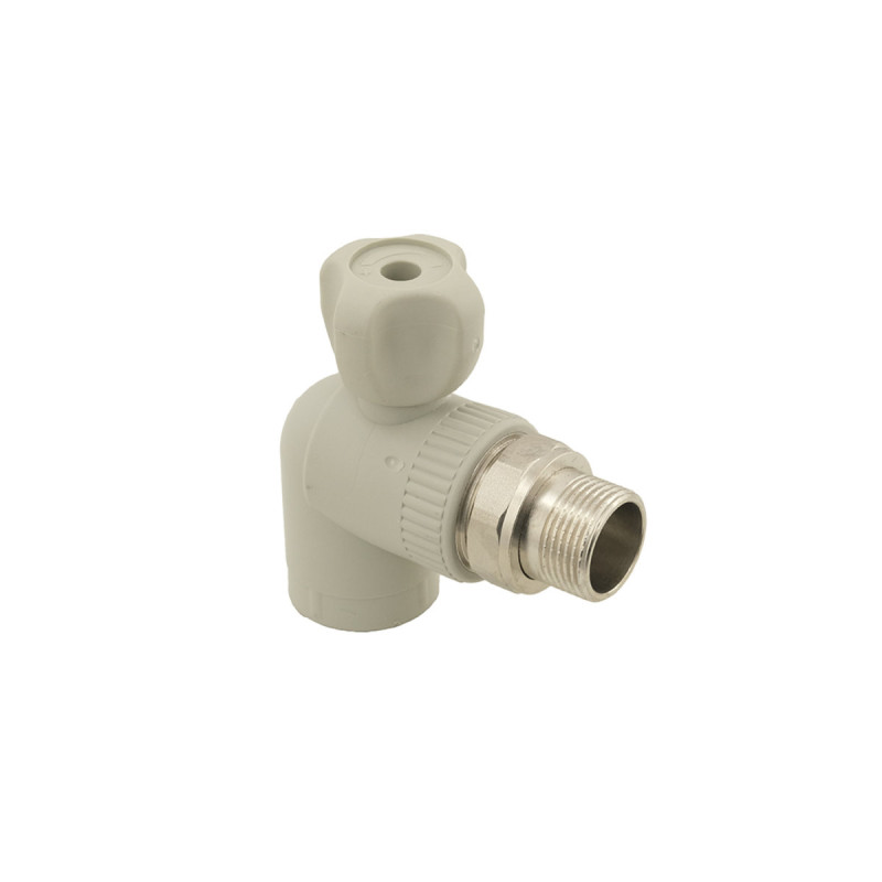 ASG Кран радиаторный угловой PPR PN20 ЗЗ 25мм 3/4" 1418252182 (1418252182)