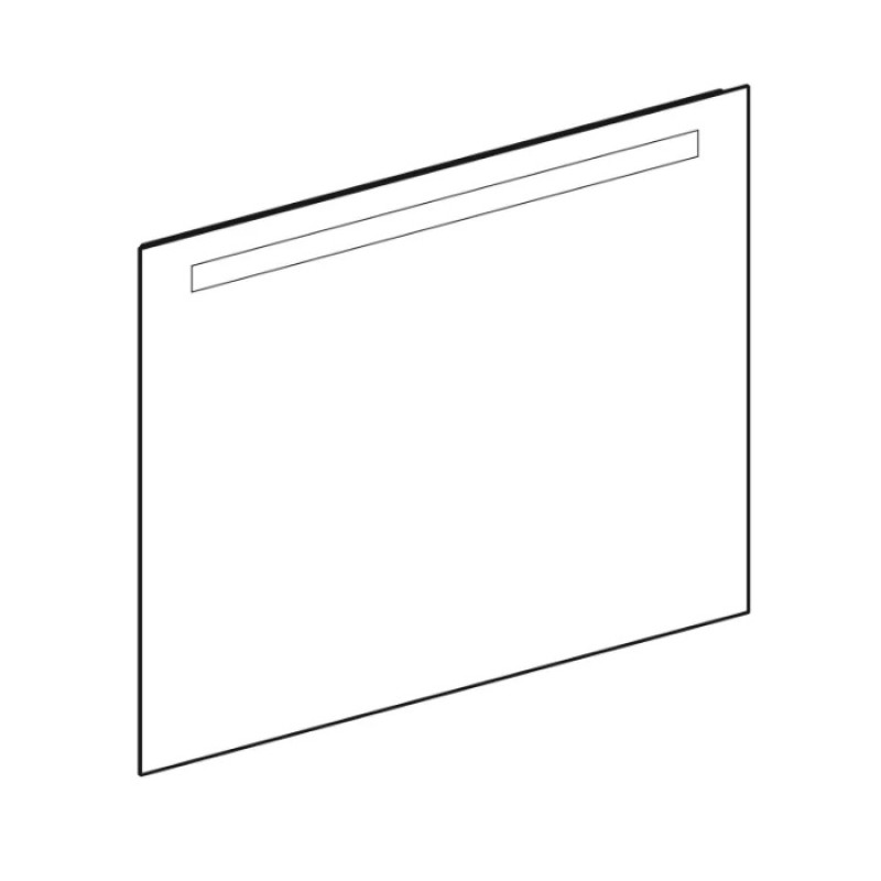 Geberit 502.808.00.1 Option Basic Square Дзеркало -90см, підсвітка зверху по горизонталі