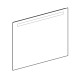 Geberit 502.808.00.1 Option Basic Square Дзеркало -90см, підсвітка зверху по горизонталі
