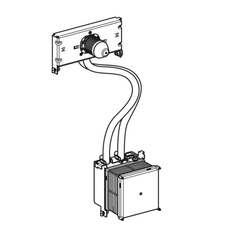 Geberit 461.146.00.1 Траверса GIS для електронного вбудованого в стіну змішувача з функціональним блоком прихованого монтажу