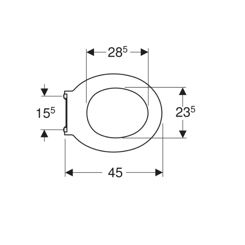 Geberit 501.558.01.1 Selnova Comfort Сиденье для людей с ограниченными физическими возможностями, Duroplast, цвет белый