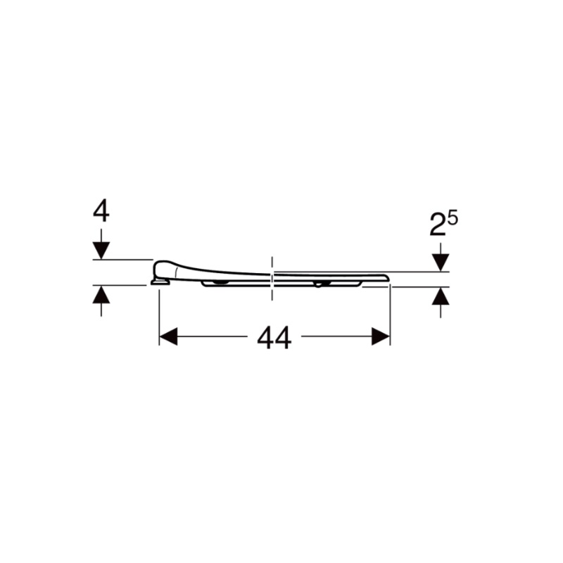 Geberit 501.558.01.1 Selnova Comfort Сиденье для людей с ограниченными физическими возможностями, Duroplast, цвет белый