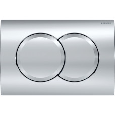 Geberit 115.107.21.1 Delta01 Клавиша смыва с двойным смывом: Глянцевый хром