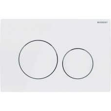 Geberit 115.127.11.1 Delta20 Клавіша змиву з подвійним змивом: Альпійський білий глянець