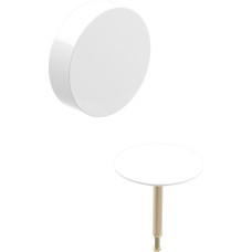 Geberit 150.281.11.1 Декоративний комплект d52, для зливу-переливу для ванни з поворотним механізмом: Альпійський білий