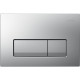 Geberit 115.119.46.1 Delta50 Клавіша змиву з подвійним змивом: Матовий хром