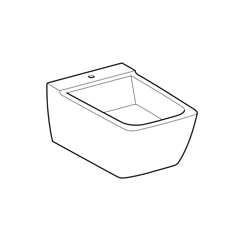 Geberit 500. 501.01.1 Xeno2 Біде підвісне з покриттямKeraTect, без переливу, колір білий