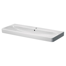 Geberit 500.226.01.1 Smyle Square Раковина 120см, з 1 отв.під зміш., з переливом, колір білий глянець