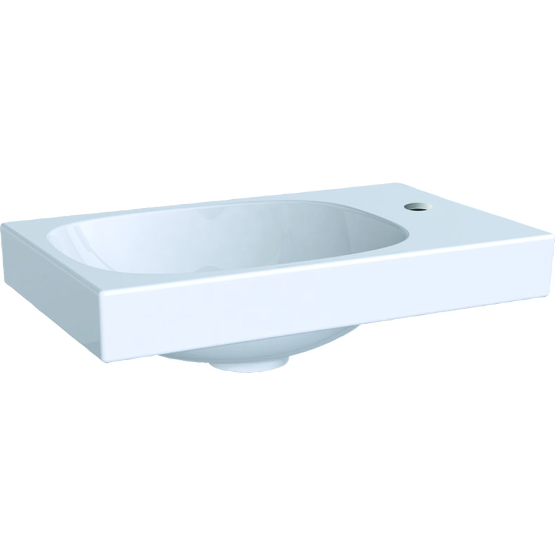 Geberit 500.635.01.2 Acanto раковина 40 см, отверстие справа, без перелива, белый