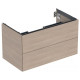 Geberit 505.263.00.5 Шафка для умивальника ONE, з двома шухлядами 90см, Дуб