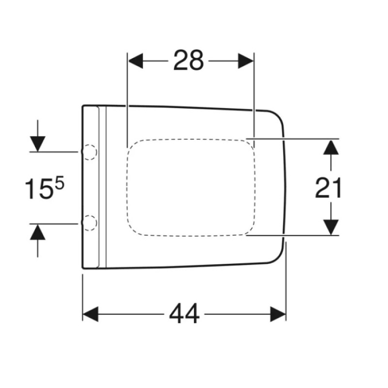 Geberit 500.833.01.1 Xeno2 Сиденье с крышкой для унитаза, дюропластовое, soft-close, быстросъемные крепления quickfix, цвет белый