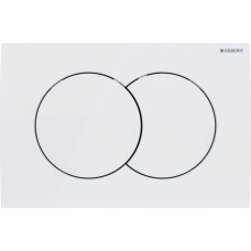 Geberit 115.107.11.1 Delta01 Клавиша смыва с двойным смывом: Альпийский белый глянец