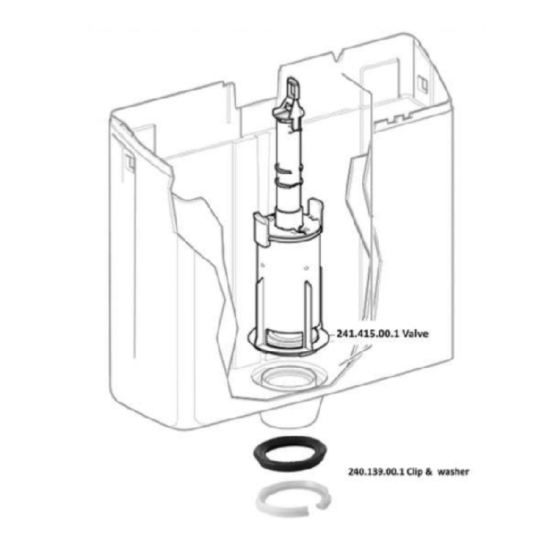 Geberit 240.139.00.1 Манжета гумова із піджимним кільцем